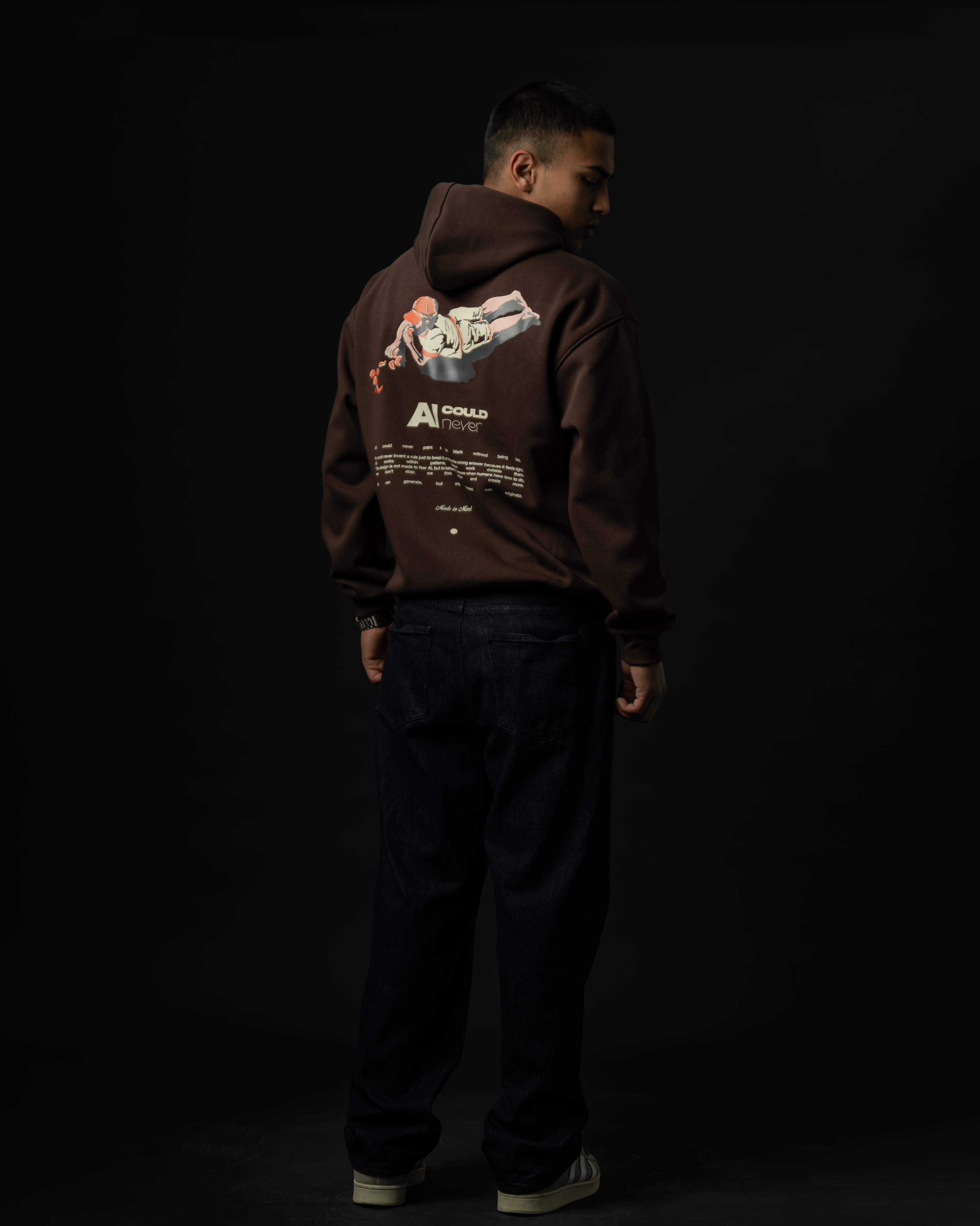 AI could never Hoodie
